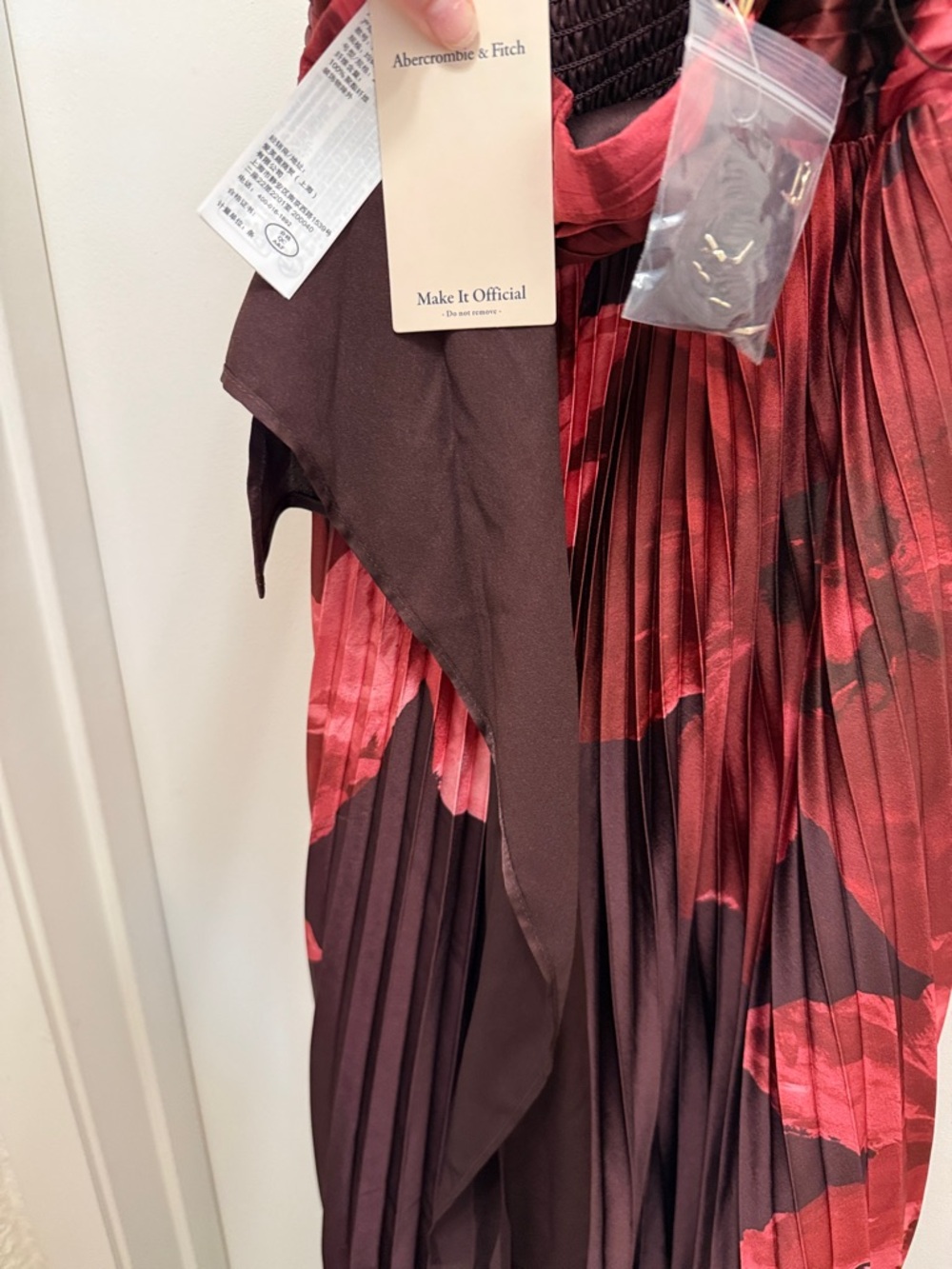 The A&F Giselle Strapless Scarf Babydoll Maxi Dress - Picture 5 of 5